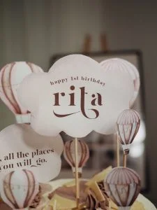 Rita’s 1st – uradi sam dekoracija za dječji rođendan